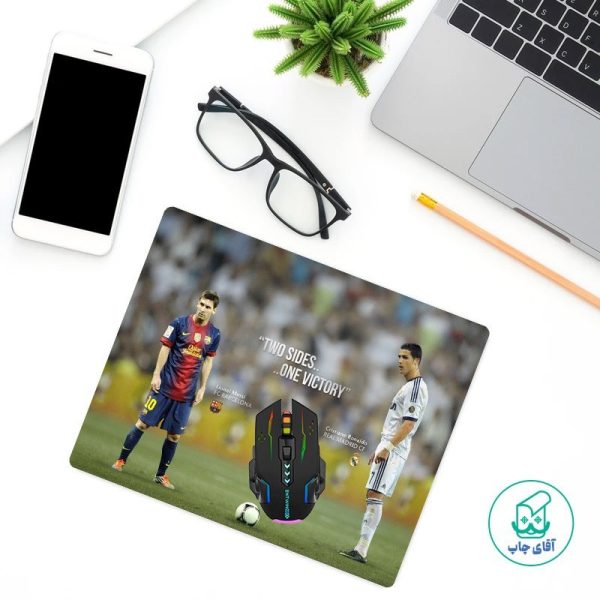 پد ماوس طرح تیم بارسلونا و رئال مادرید کد 1227 - Image 2
